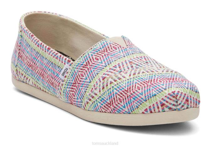Women Natural Toms Alpargata Eco Global Woven Shoes R26T124