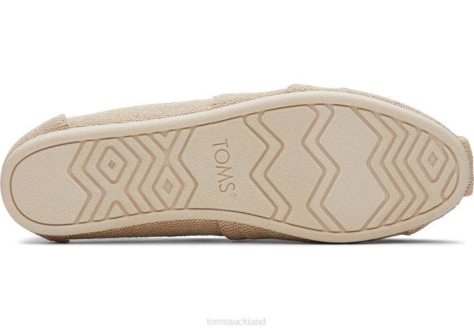 Women Natural Undyed Toms Heritage Alpargata Shoes R26T9