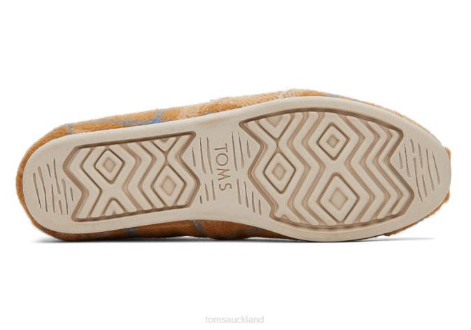 Women New Style Toms Alpargata Plaid Shoes R26T68