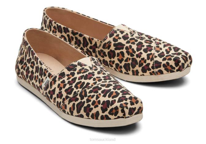 Women New Style Toms Leopard Alpargata Shoes R26T98