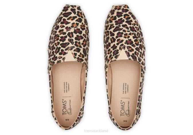 Women New Style Toms Leopard Alpargata Shoes R26T98
