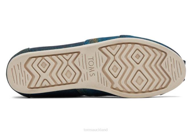 Women Ombre Navy Toms Ombre Alpargata Shoes R26T80