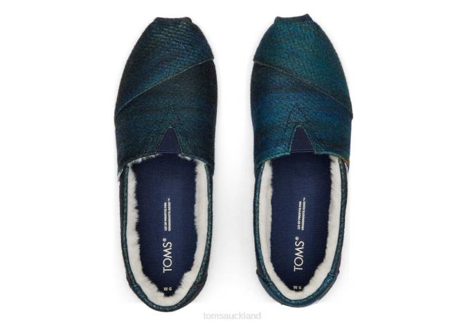 Women Ombre Navy Toms Ombre Alpargata Shoes R26T80