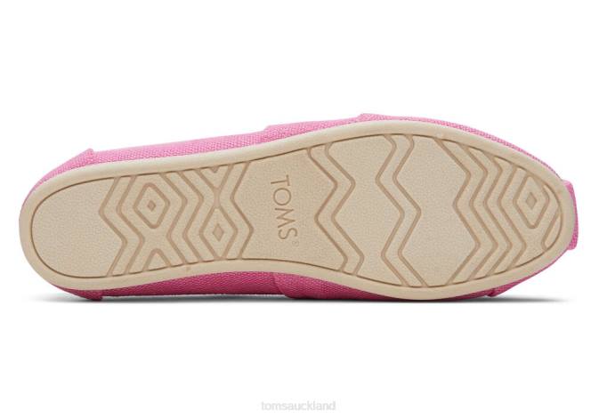 Women Pink Toms Alpargata Eco Heritage Canvas Shoes R26T25
