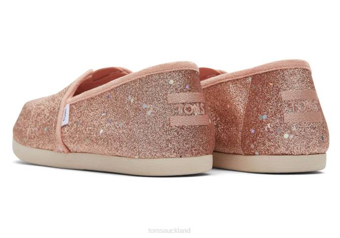 Women Pink Toms Alpargata Glitter Shoes R26T62