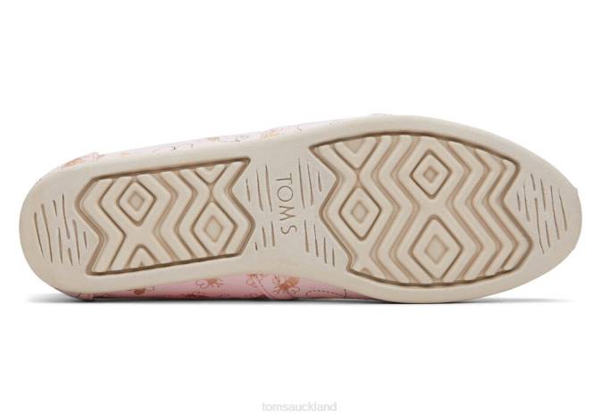 Women Pink Toms Bee Mine Alpargata Shoes R26T105