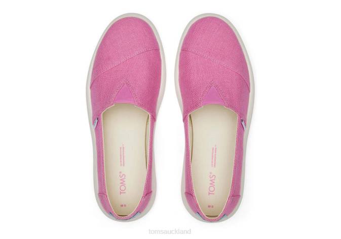 Women Pink Toms Mallow Eco Heritage Canvas Shoes R26T135