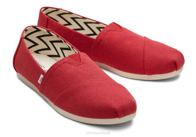 Women Red Toms Recycled Cotton Alpargata Shoes R26T43