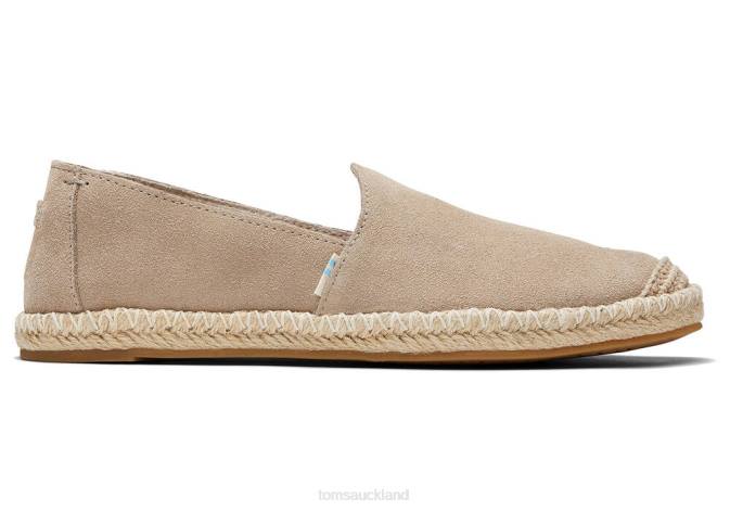 Women Beige Toms Pismo Espadrille Shoes R26T179
