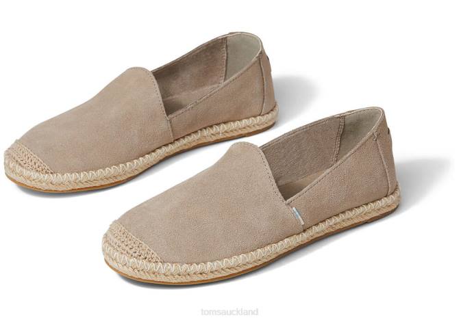 Women Beige Toms Pismo Espadrille Shoes R26T179