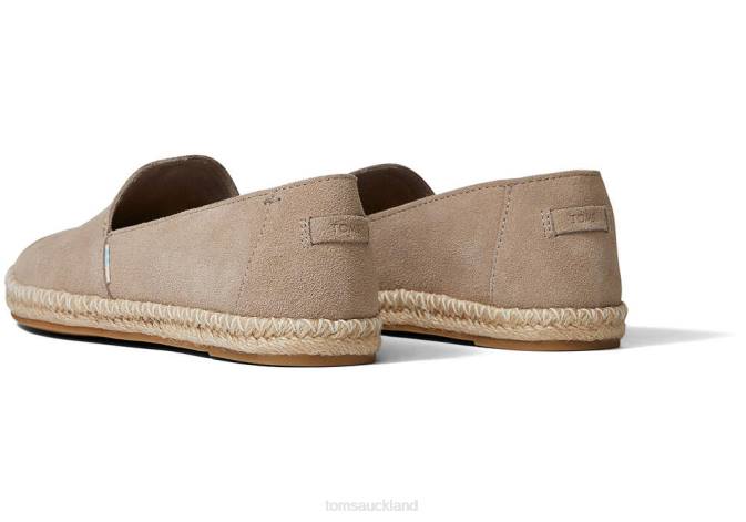Women Beige Toms Pismo Espadrille Shoes R26T179