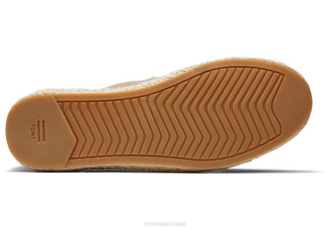 Women Beige Toms Pismo Espadrille Shoes R26T179