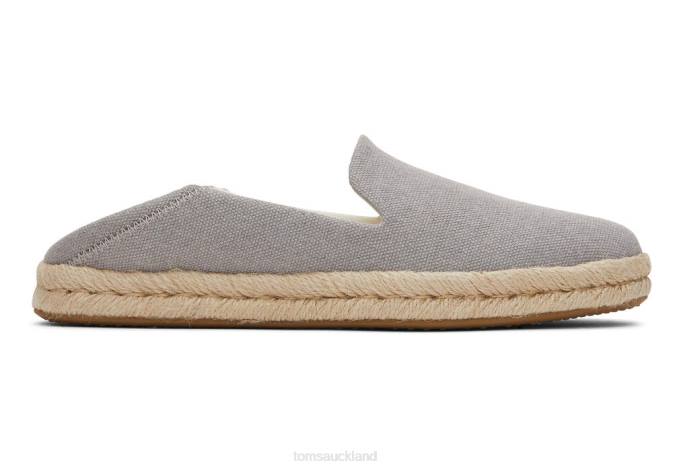 Women Grey Toms Santiago Recycled Cotton Canvas Shoes R26T139