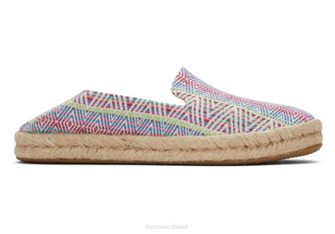 Women Natural Chunky Global Toms Santiago Woven Shoes R26T174