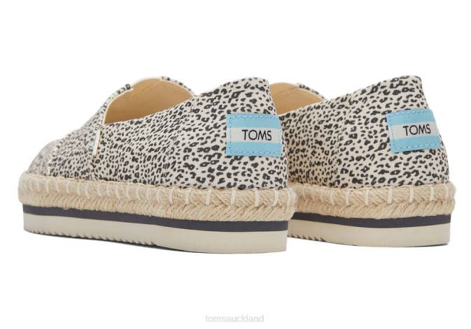 Women Natural Toms Platform Alpargata Shoes R26T177