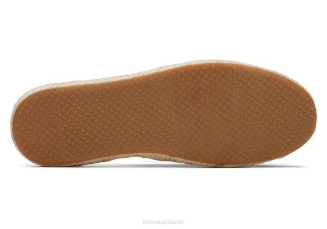 Women Oxford Tan Toms Alpargata Eco Recycled Cotton Rope Espadrille Shoes R26T152