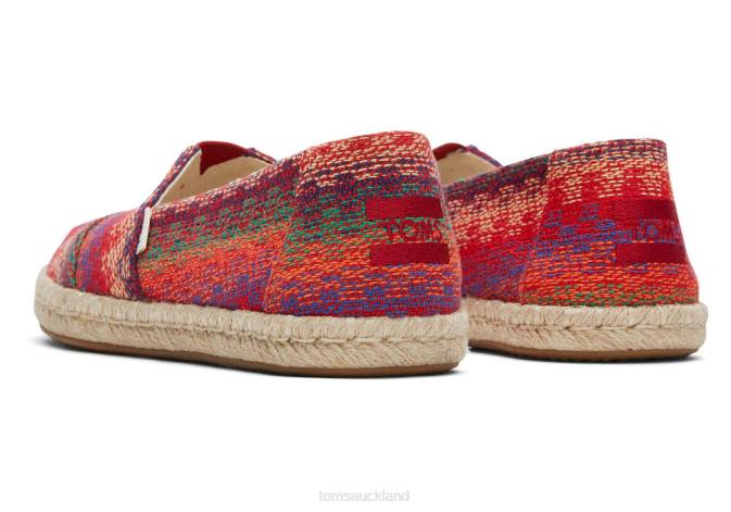 Women Pink Multi Toms Espadrille Alpargata Shoes R26T155