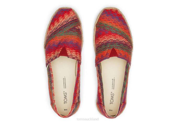 Women Pink Multi Toms Espadrille Alpargata Shoes R26T155