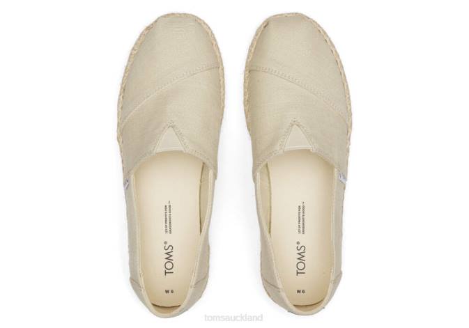 Women natural Toms Platform Alpargata Shoes R26T176