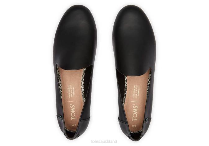 Women Black Toms Darcy Flat Shoes R26T191