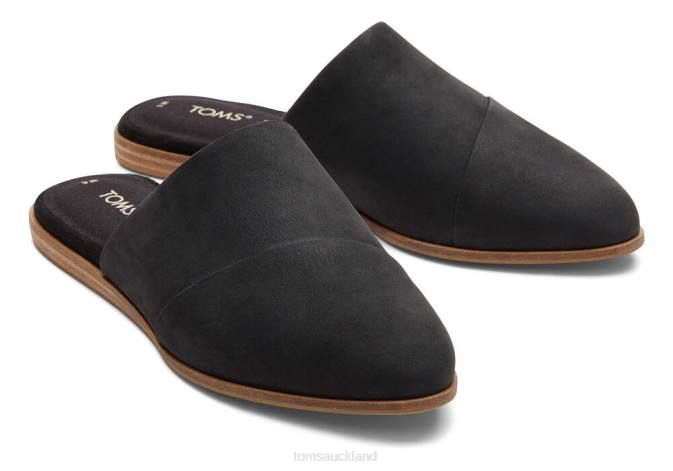 Women Black Toms Jade Mule Shoes R26T190