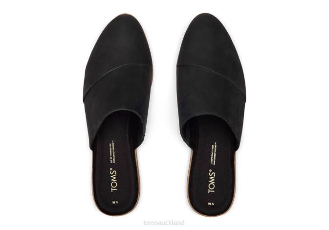Women Black Toms Jade Mule Shoes R26T190