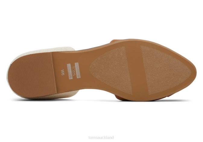 Women Brown Sugar Toms Jutti D'Orsay Flat Shoes R26T188