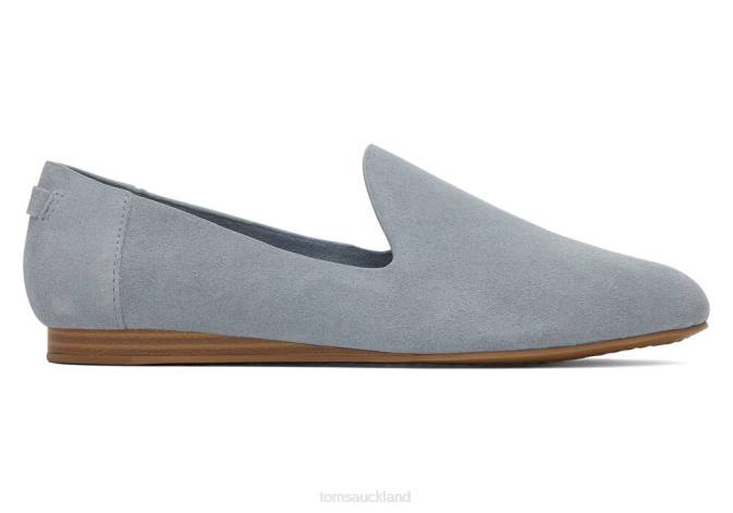 Women Stone Grey Toms Darcy Flat Shoes R26T192
