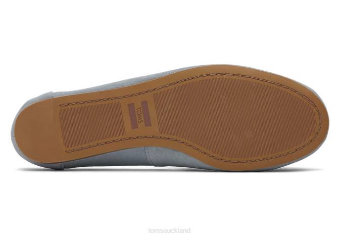 Women Stone Grey Toms Darcy Flat Shoes R26T192