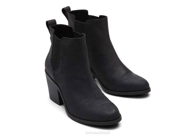 Women Black Toms Everly Boot Shoes R26T234