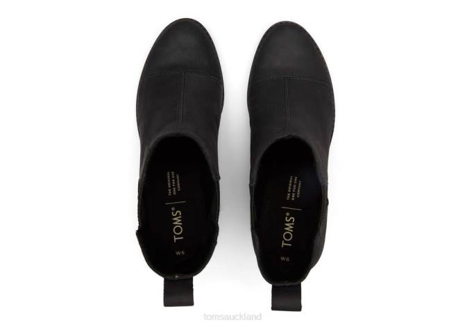 Women Black Toms Everly Boot Shoes R26T234