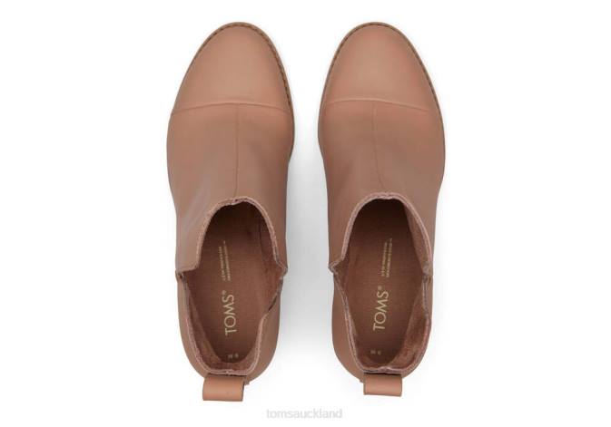 Women Brown Toms Everly Cutout Boot Shoes R26T238