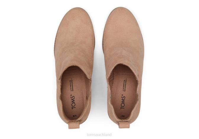 Women Brown Toms Kallie Wedge Bootie Shoes R26T225