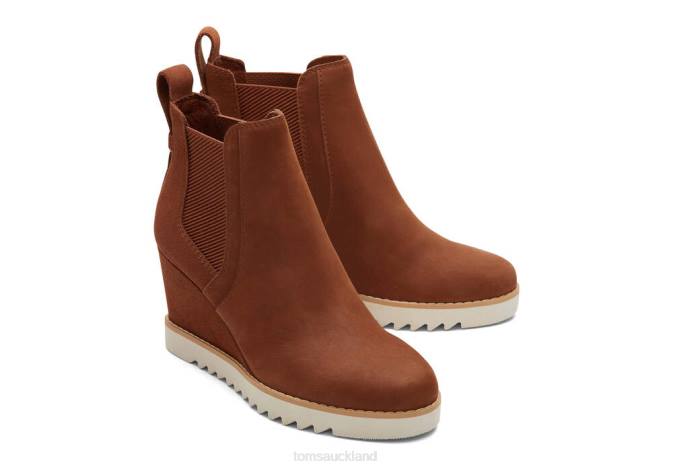 Women Dark Brown Toms Maddie Boot Shoes R26T226