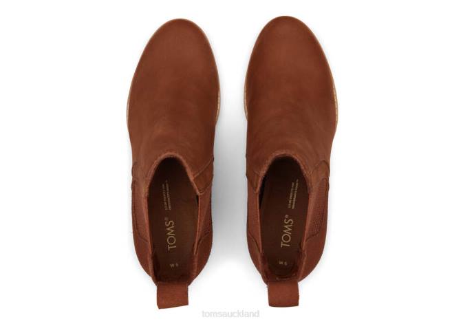 Women Dark Brown Toms Maddie Boot Shoes R26T226