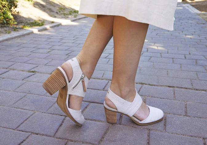 Women NATURAL Toms Majorca Toe Sandal Shoes R26T214