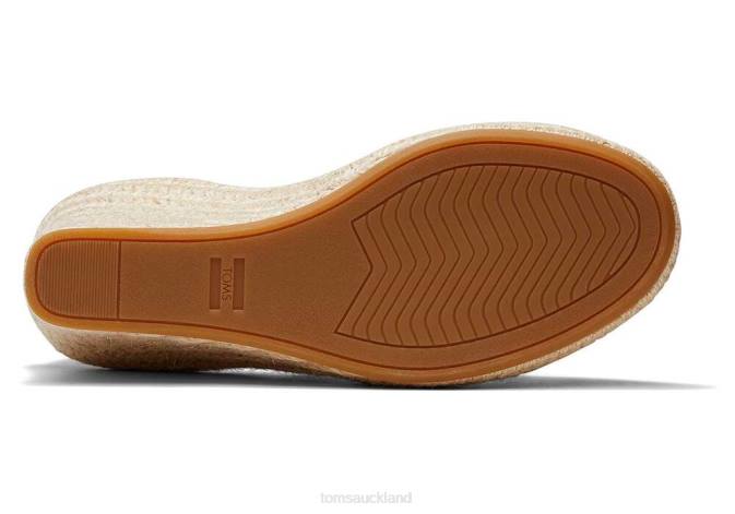 Women Natural Toms Marisol Wedge Heel Shoes R26T196