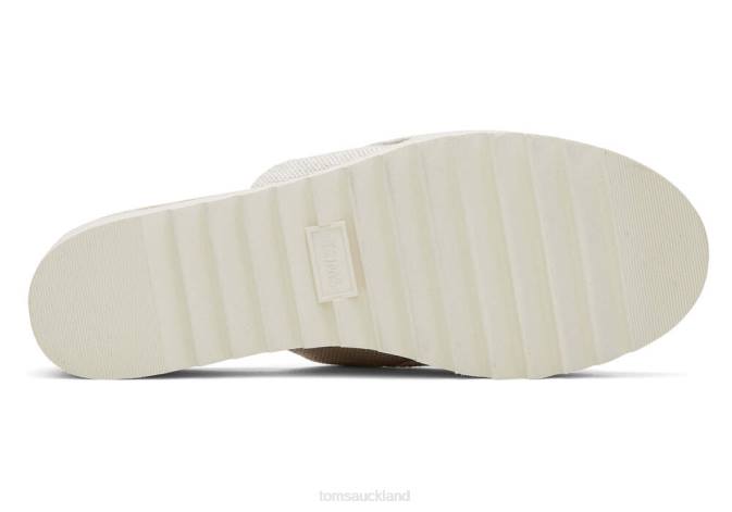 Women Natural Yarn Dye Toms Diana Mule Sandal Shoes R26T206