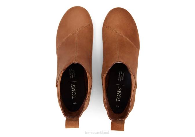 Women Tan Toms Kelsey Boot Shoes R26T237