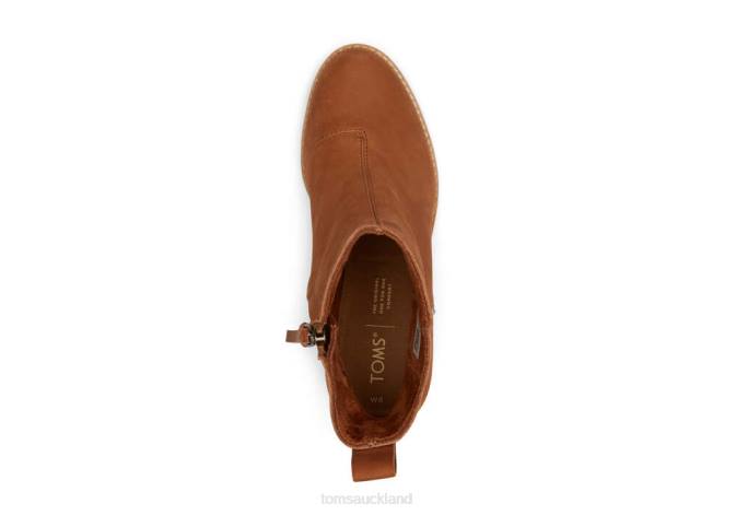 Women Tan Toms Marina Boot Shoes R26T231