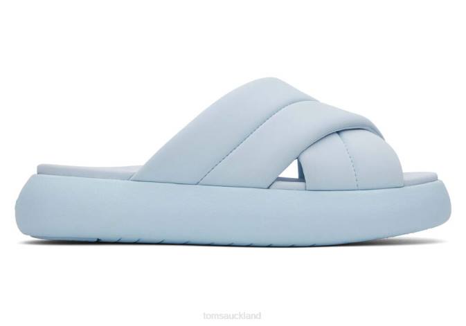 Women Pastel Blue REPREVE Jersey Toms Mallow Cross-over REPREVE Shoes R26T242