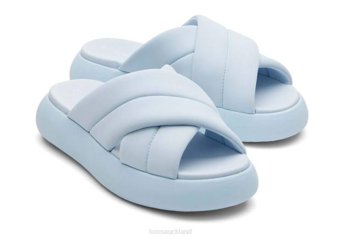 Women Pastel Blue REPREVE Jersey Toms Mallow Cross-over REPREVE Shoes R26T242