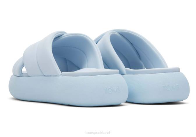 Women Pastel Blue REPREVE Jersey Toms Mallow Cross-over REPREVE Shoes R26T242