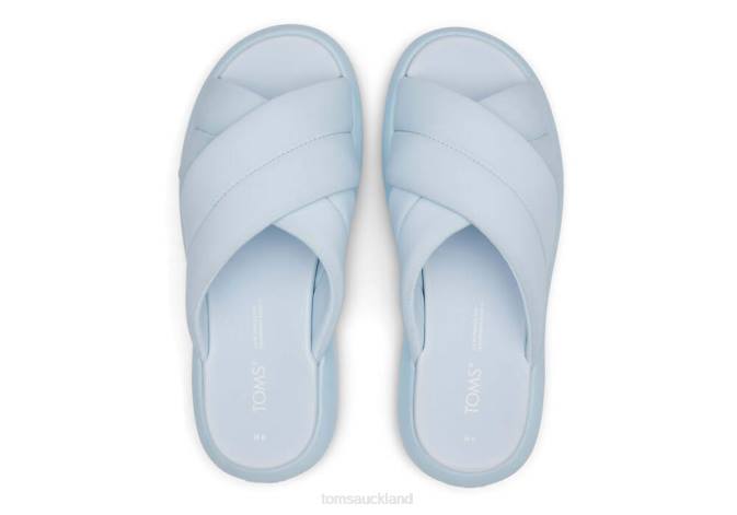 Women Pastel Blue REPREVE Jersey Toms Mallow Cross-over REPREVE Shoes R26T242