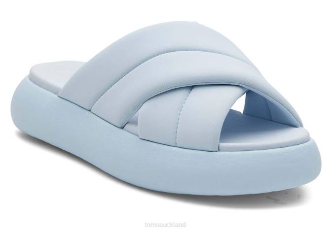 Women Pastel Blue REPREVE Jersey Toms Mallow Cross-over REPREVE Shoes R26T242