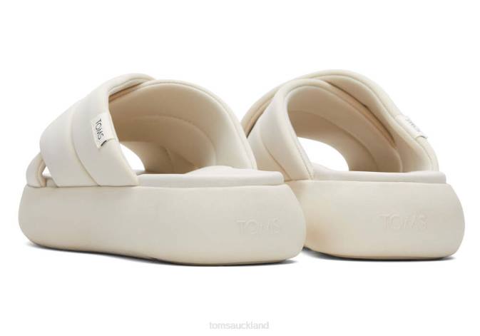 Women Beige Toms Mallow Cross-over REPREVE Shoes R26T267