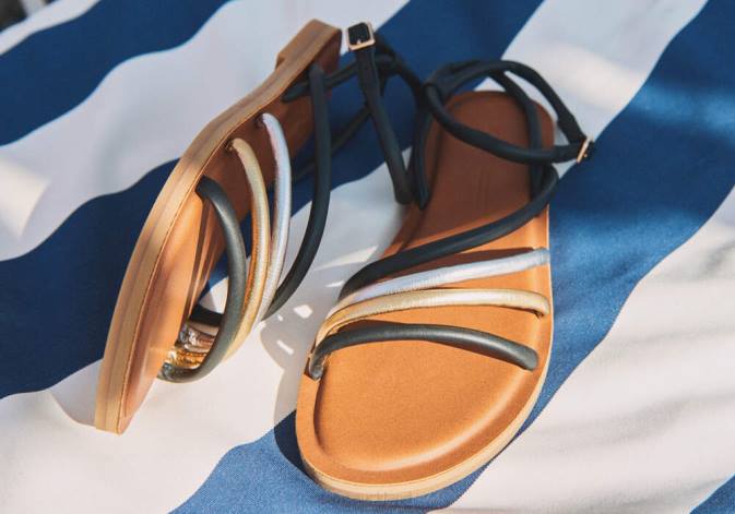 Women Black Multi Leather Toms Willa Sandal Shoes R26T253