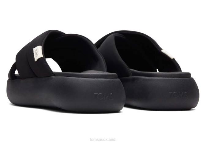 Women Black Toms Mallow Cross-over REPREVE Shoes R26T268
