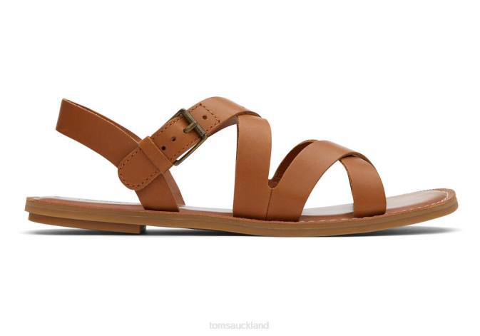 Women Brown Toms Sicily Sandal Shoes R26T247