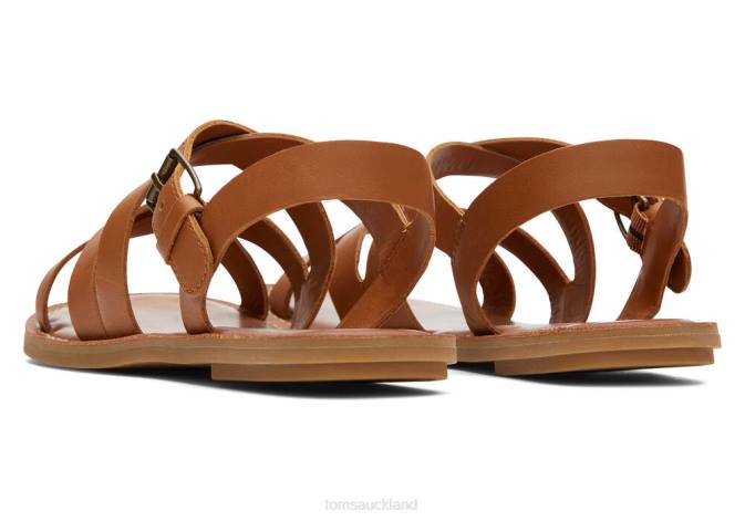 Women Brown Toms Sicily Sandal Shoes R26T247
